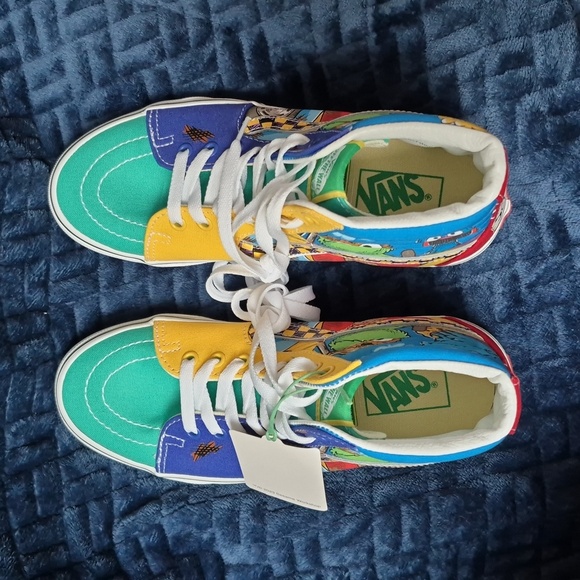 Vans X Sesame Street High-Top Sneakers Size 6.5 Men/8 Women! NWT! - Picture 7 of 15